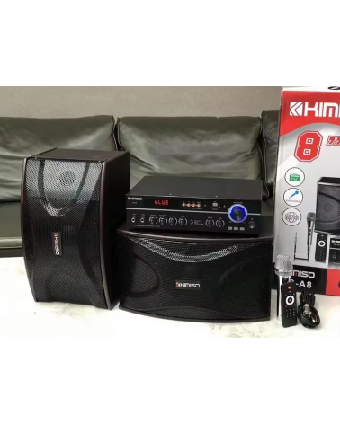 Σετ ηχεία subwoofer με ενισχυτή & μικρόφωνο Karaoke - QS-A8
