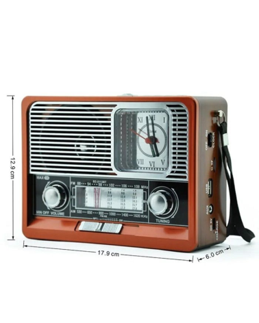 Επαναφορτιζόμενο ραδιόφωνο Retro - ΕK105 - 830128