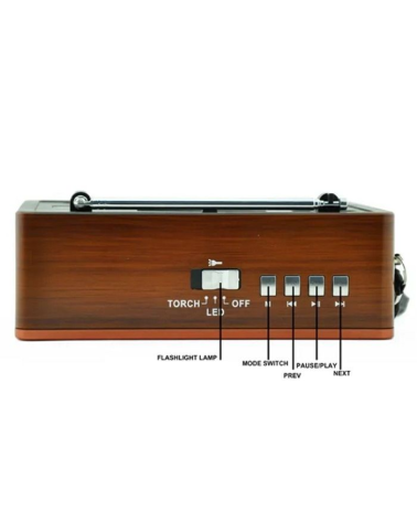 Επαναφορτιζόμενο ραδιόφωνο Retro - ΕK105 - 830128