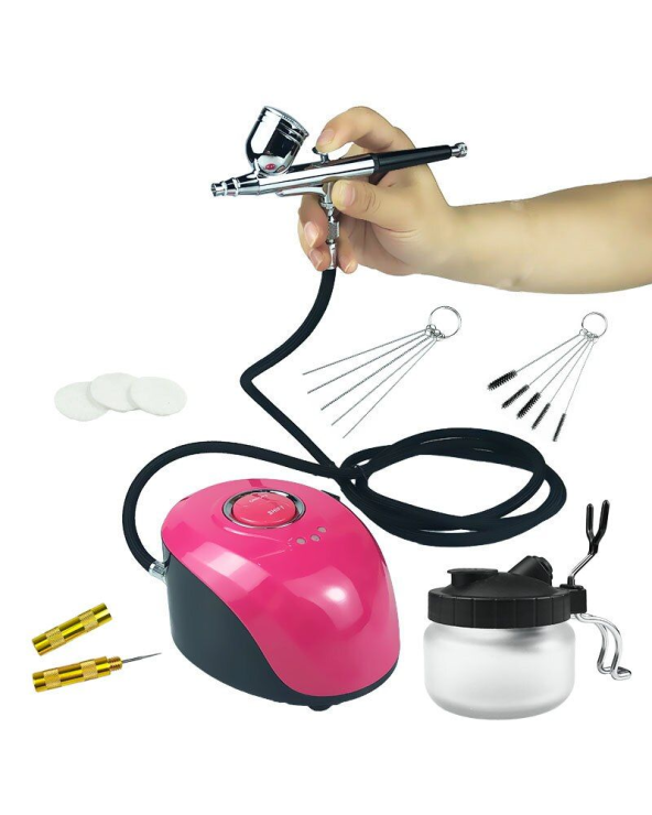 Αερογράφος με συμπιεστή ψεκασμού - Mini Air Paint Compressor - ASG002