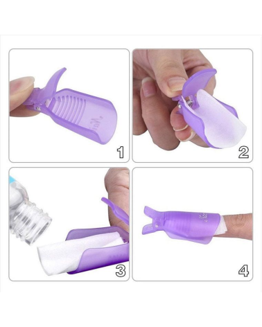 Κλιπς αφαίρεσης υλικού νυχιών - XJJ10