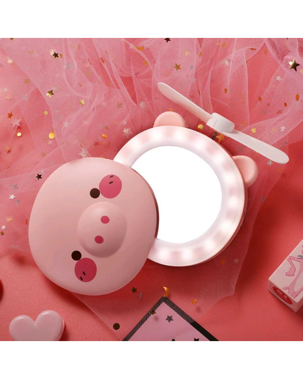 Καθρέφτης μακιγιάζ LED με ανεμιστήρα