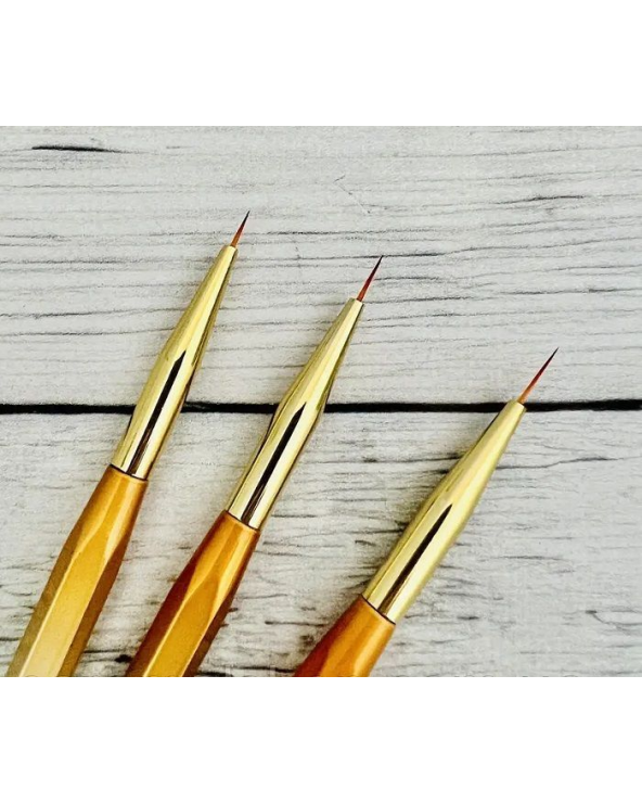 Σετ πινέλα μανικιούρ Nail Art - B101 - 3pcs