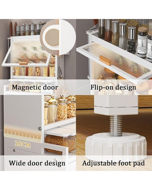 Ντουλάπι οργάνωσης κουζίνας τριώροφο - 11909 - 114036 - Black