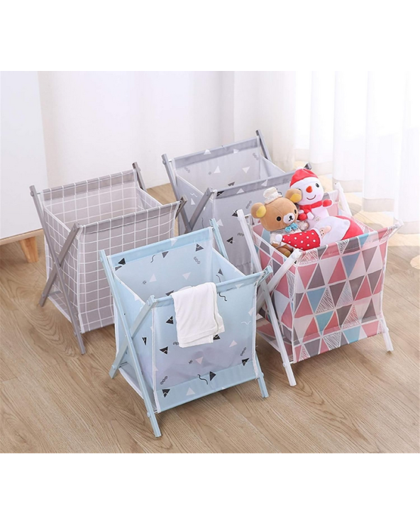 Υφασμάτινο πτυσσόμενο καλάθι αποθήκευσης - YX9101