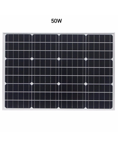 Μονοκρυσταλλικό ηλιακό πάνελ - Solar Panel - 50W