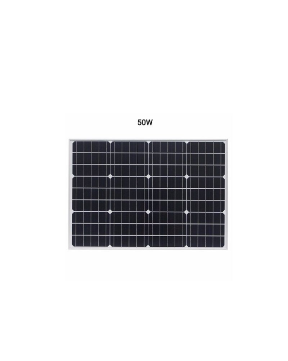 Μονοκρυσταλλικό ηλιακό πάνελ - Solar Panel - 50W