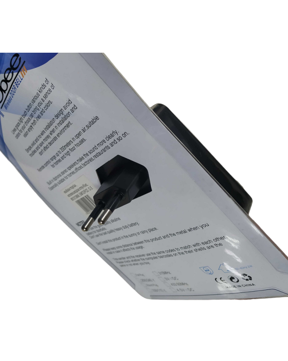 Ασύρματο κουδούνι πόρτας - VV6 - 113569 - Black