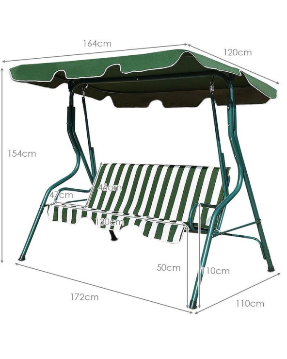 Κούνια κήπου 3θέσια - YB3106