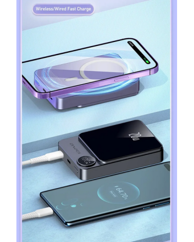 Powerbank μαγνητικής φόρτισης - P39K - 10.000mah - 20W - AWEI - 005500 - Grey