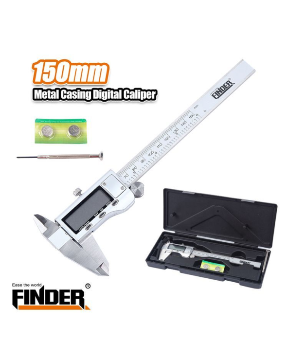 Ψηφιακό παχύμετρο σε θήκη - 150mm - Finder