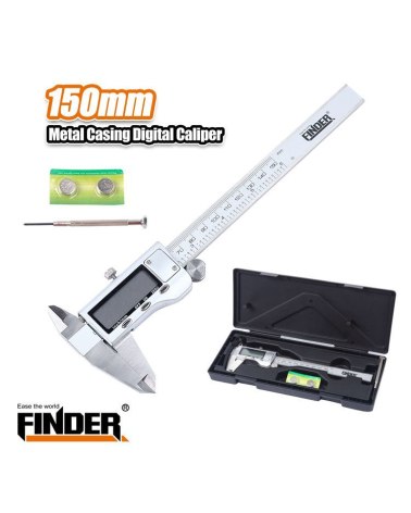 Ψηφιακό παχύμετρο σε θήκη - 150mm - Finder
