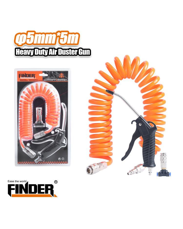 Πιστόλι αέρος με λάστιχο σπιράλ - Φ5mm*5m - Finder