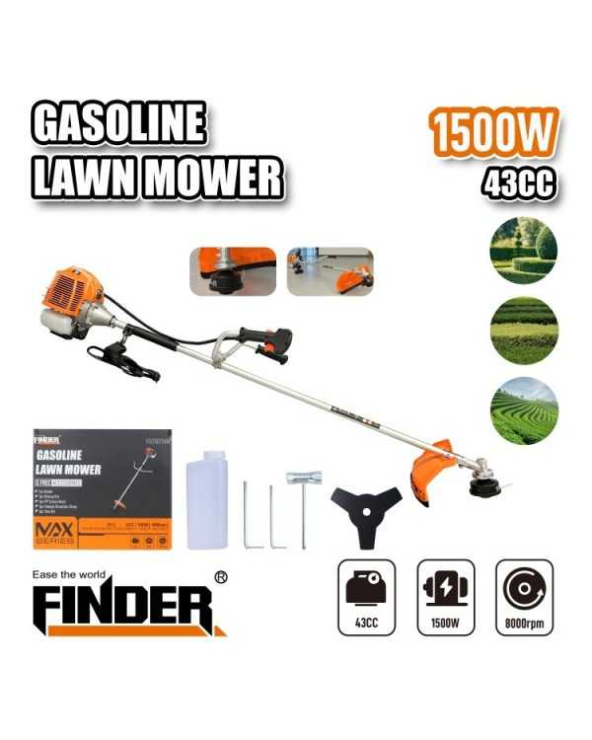 Δίχρονο βενζινοκίνητο χορτοκοπτικό ώμου & χειρός - 1500W/2HP - Finder