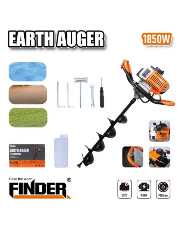 Τριβέλα εδάφους βενζίνης - 1850W/2.5HP - Finder