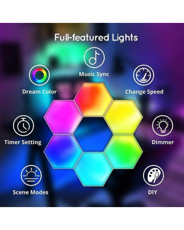 Smart φωτιστικό DIY Bluetooth ατμοσφαιρικό