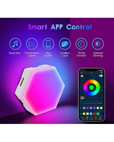 Smart φωτιστικό DIY Bluetooth ατμοσφαιρικό