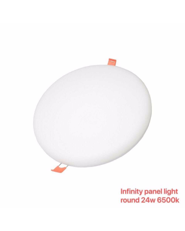 Φωτιστικό LED - Round Panel - Χωνευτό - 24W - 6500K