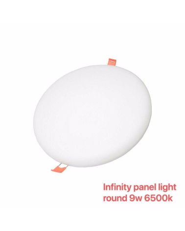 Φωτιστικό LED - Round Panel - Χωνευτό - 9W - 6500K