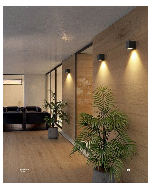 Επιτοίχιο φωτιστικό LED - Απλίκα - Warm White - 1009