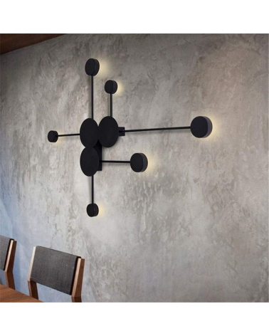 Επιτοίχιο φωτιστικό LED - 6311 - 943208 - Black