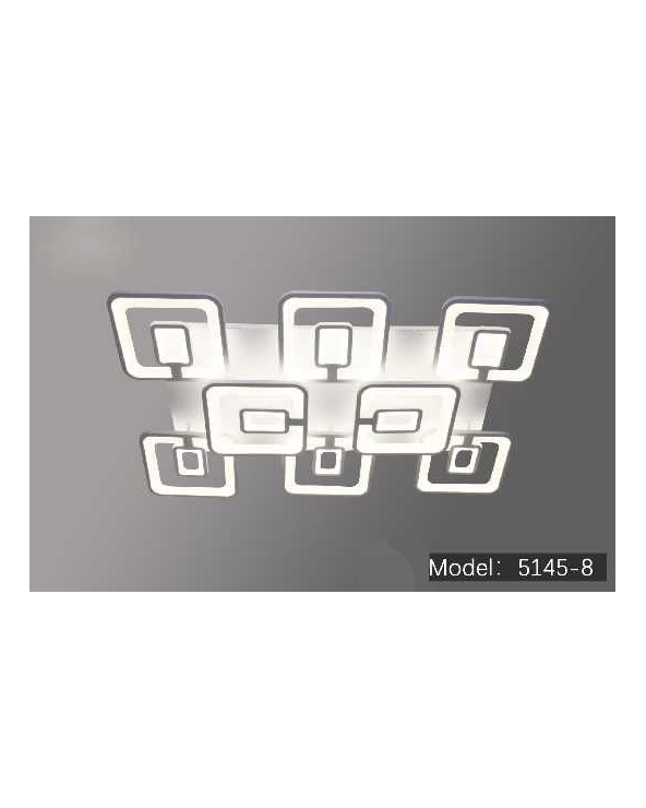 Φωτιστικό οροφής LED - Πλαφονιέρα με Dimmer - 5145-8WH