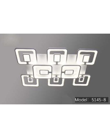 Φωτιστικό οροφής LED - Πλαφονιέρα με Dimmer - 5145-8WH