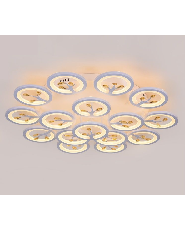 Φωτιστικό οροφής LED - Πλαφονιέρα με Dimmer - 5156-15WH