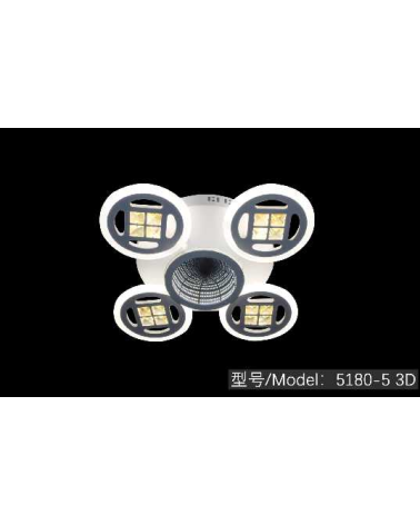 Φωτιστικό οροφής LED - Πλαφονιέρα με Dimmer - 5180-5WH