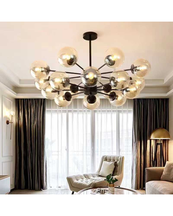 Φωτιστικό οροφής LED - 50148-18 - E27 - Black