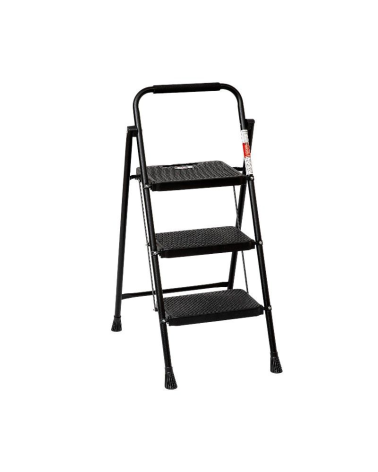 Πτυσσόμενη σκάλα-σκαμπό σιδερένια - 109-3