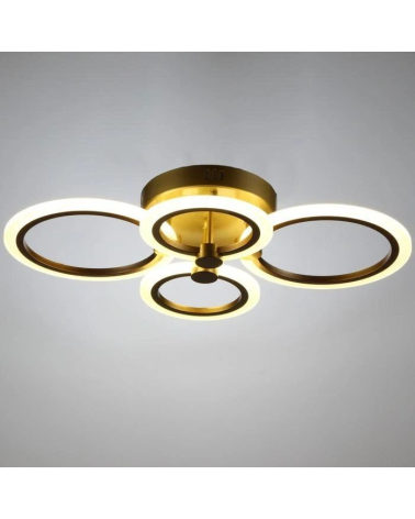 Φωτιστικό οροφής LED - Πλαφονιέρα με Dimmer - 5131-4GD