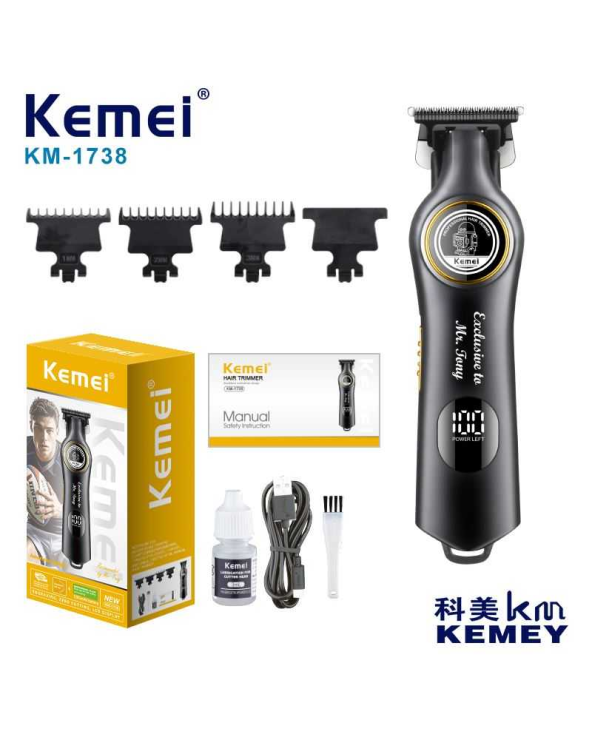Κουρευτική μηχανή  & trimmer - KM-1738 - Kemei