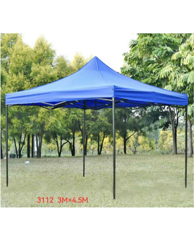Πτυσσόμενη τέντα κήπου - Κιόσκι - YB3112 - 3x4.5m - 585397 - Blue