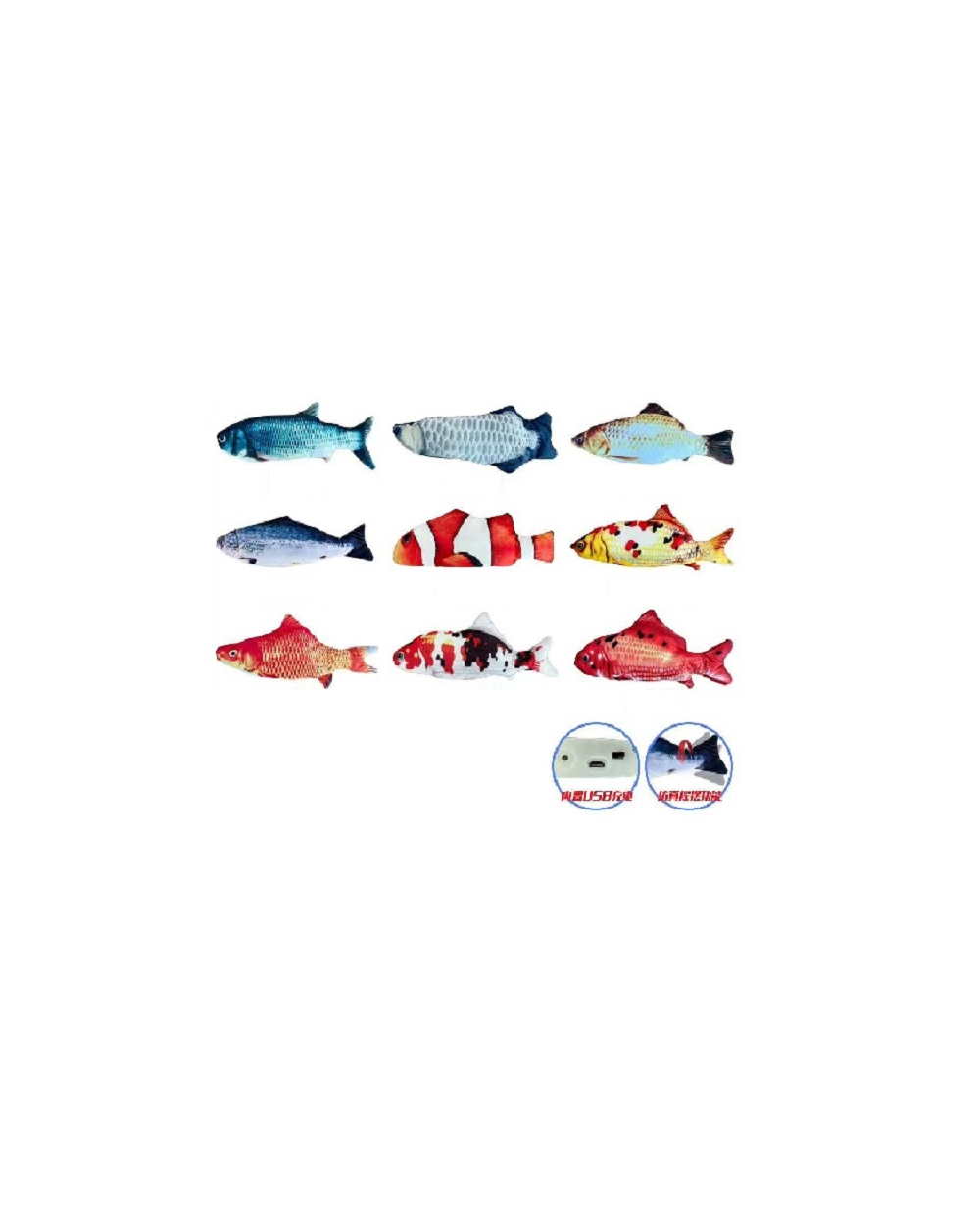 Λούτρινο ψαράκι που κουνάει την ουρά του