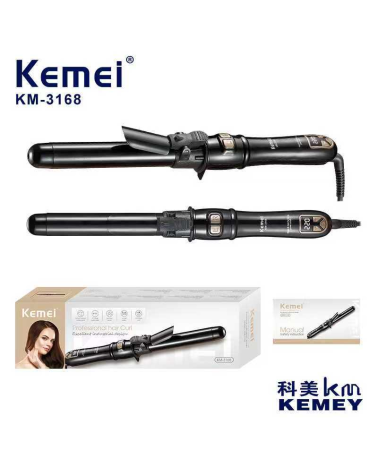 Συσκευή για μπούκλες περιστρεφόμενη - KM-3168 - Kemei