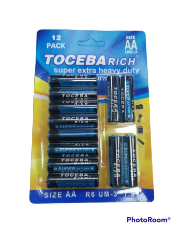 Μπαταρίες ΑΑ - UM-3 - 1.5V - 12pcs