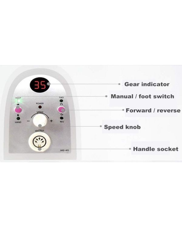 Ηλεκτρικός τροχός μανικιούρ-πεντικιούρ - JMD401 - 581436 - Pink