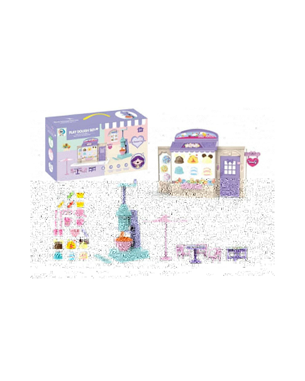 Σετ κατασκευών πλαστελίνης - Ζαχαροπλαστείο - 68954