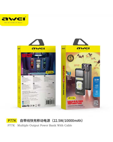 Powerbank - P77K - 10.000mah - AWEI