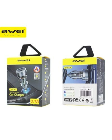 Φορτιστής αναπτήρα αυτοκινήτου - Quick Charger - C833 - AWEI