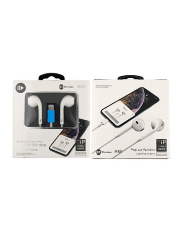 Ενσύρματα ακουστικά - Lightning - M80 - IP