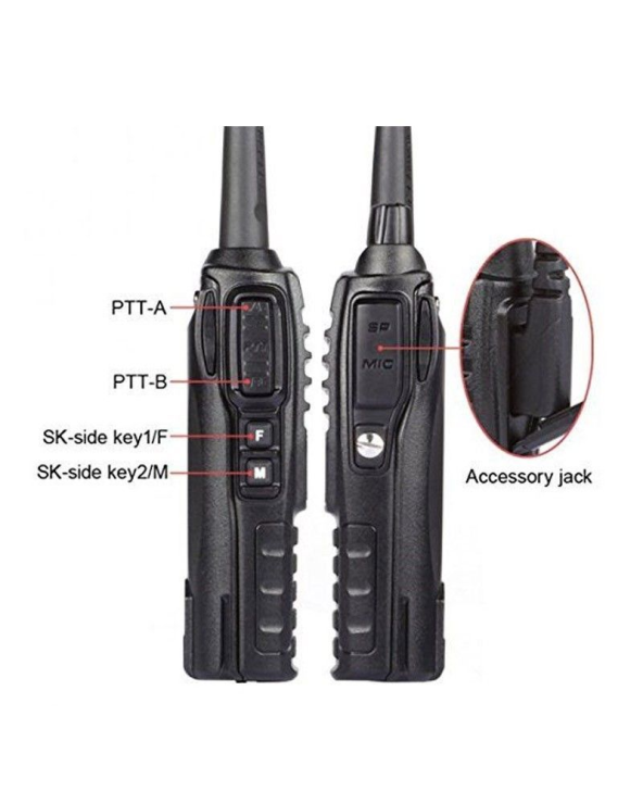 Φορητός πομποδέκτης - UHF/VHF - 5W - UV82 - Baofeng