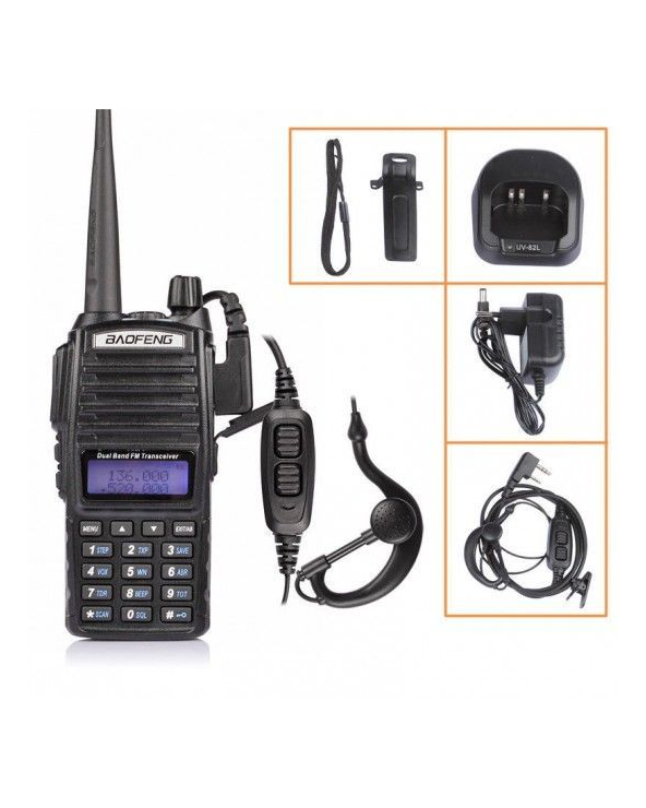 Φορητός πομποδέκτης - UHF/VHF - 5W - UV82 - Baofeng