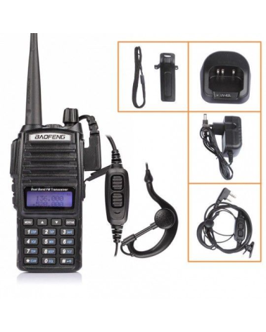 Φορητός πομποδέκτης - UHF/VHF - 5W - UV82 - Baofeng