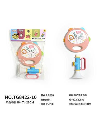 Σετ βρεφικές κουδουνίστρες - TG8422-10 - 2pcs