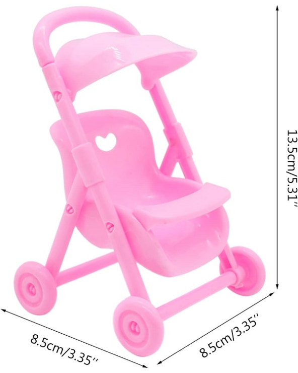 Παιδικό καροτσάκι mini με κούκλα - 0812-152