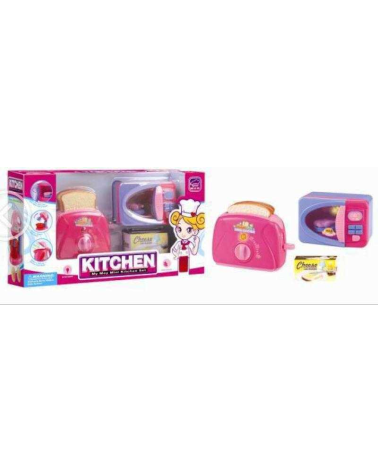 Παιδικό σετ συσκευές κουζίνας - Φουρνάκι & φρυγανιέρα - 8006