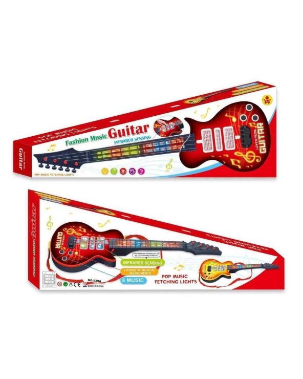 Παιδική ηλεκτρονική κιθάρα - 939A - 922160 - Red