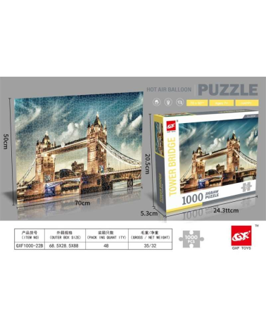 Puzzle 1000 κομματιών - Tower Bridge - GXF1000-22B1000